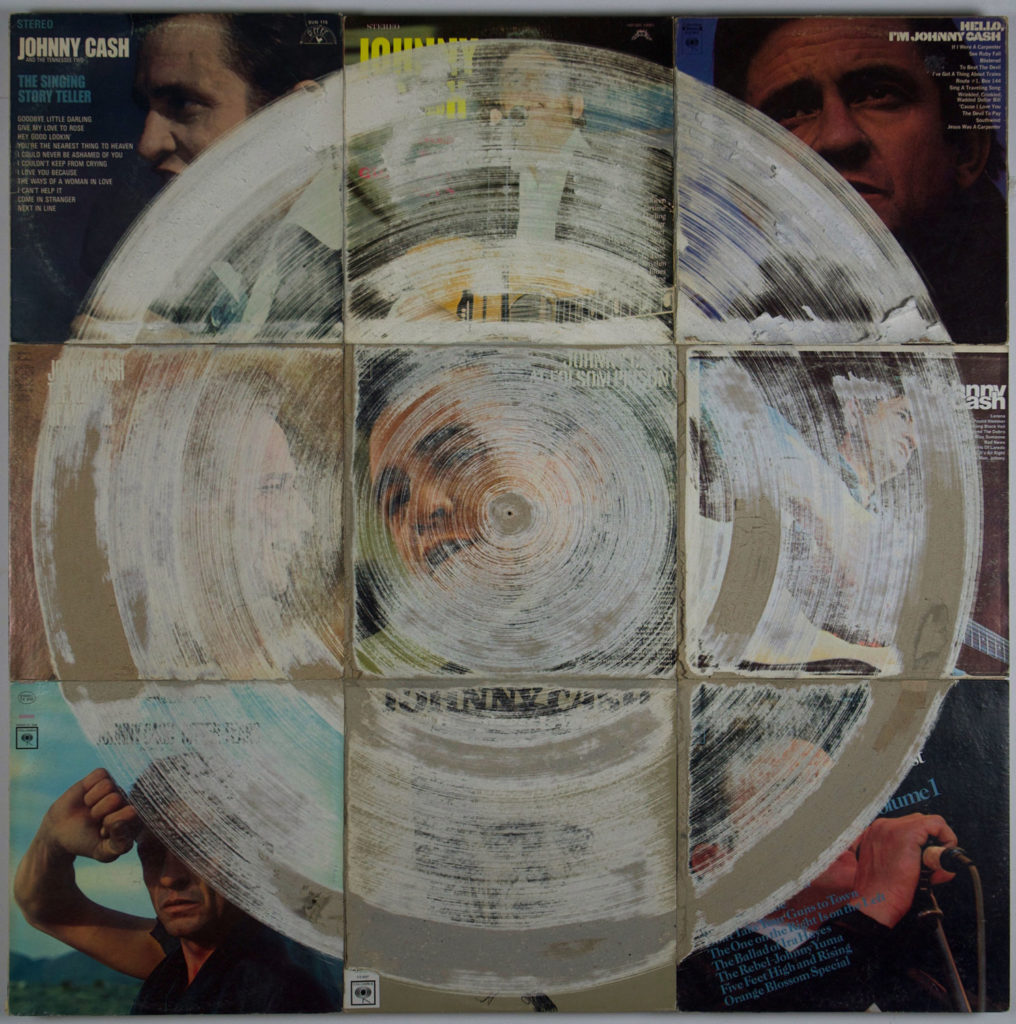 I Walk the Line, 37.25 x 37.25 inches, LP Covers